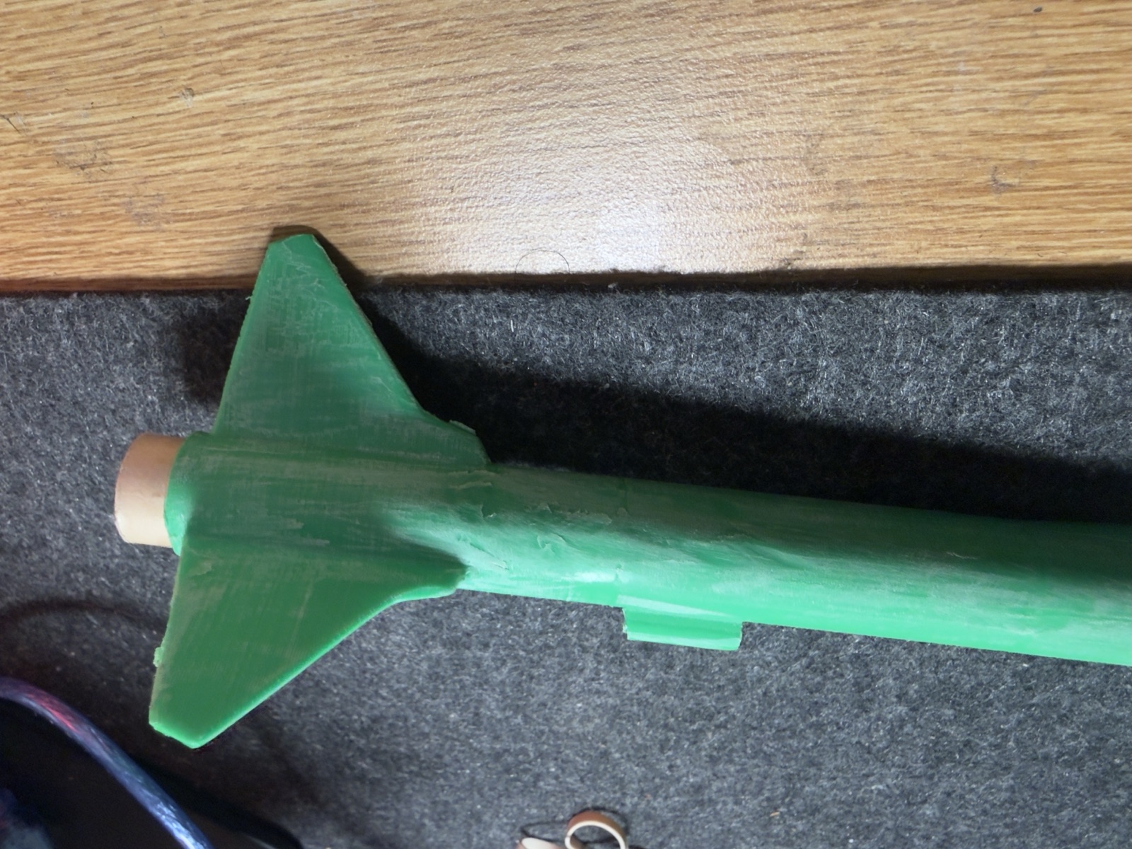 Printed rocket fins