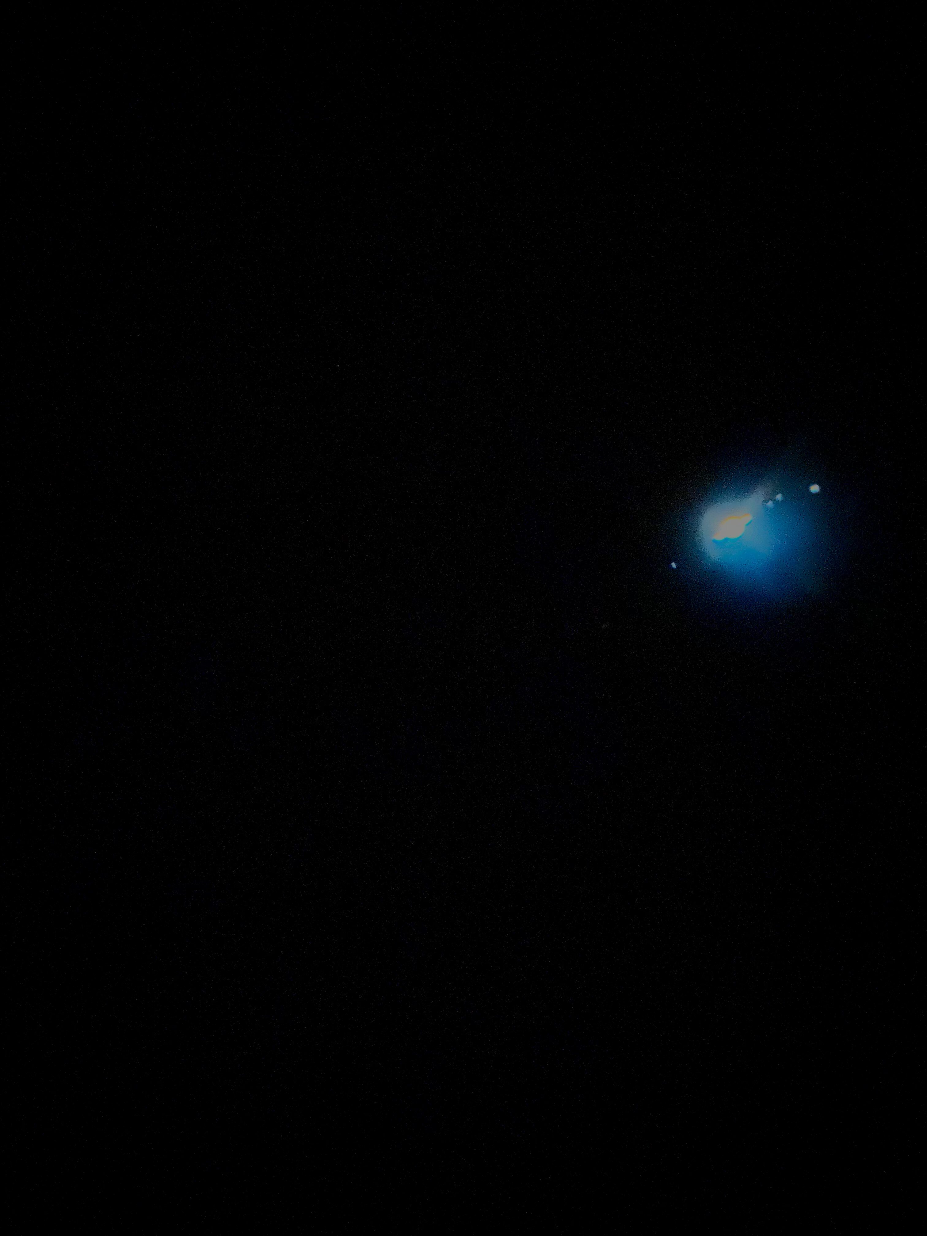Saturn imaged through the observatory telescope