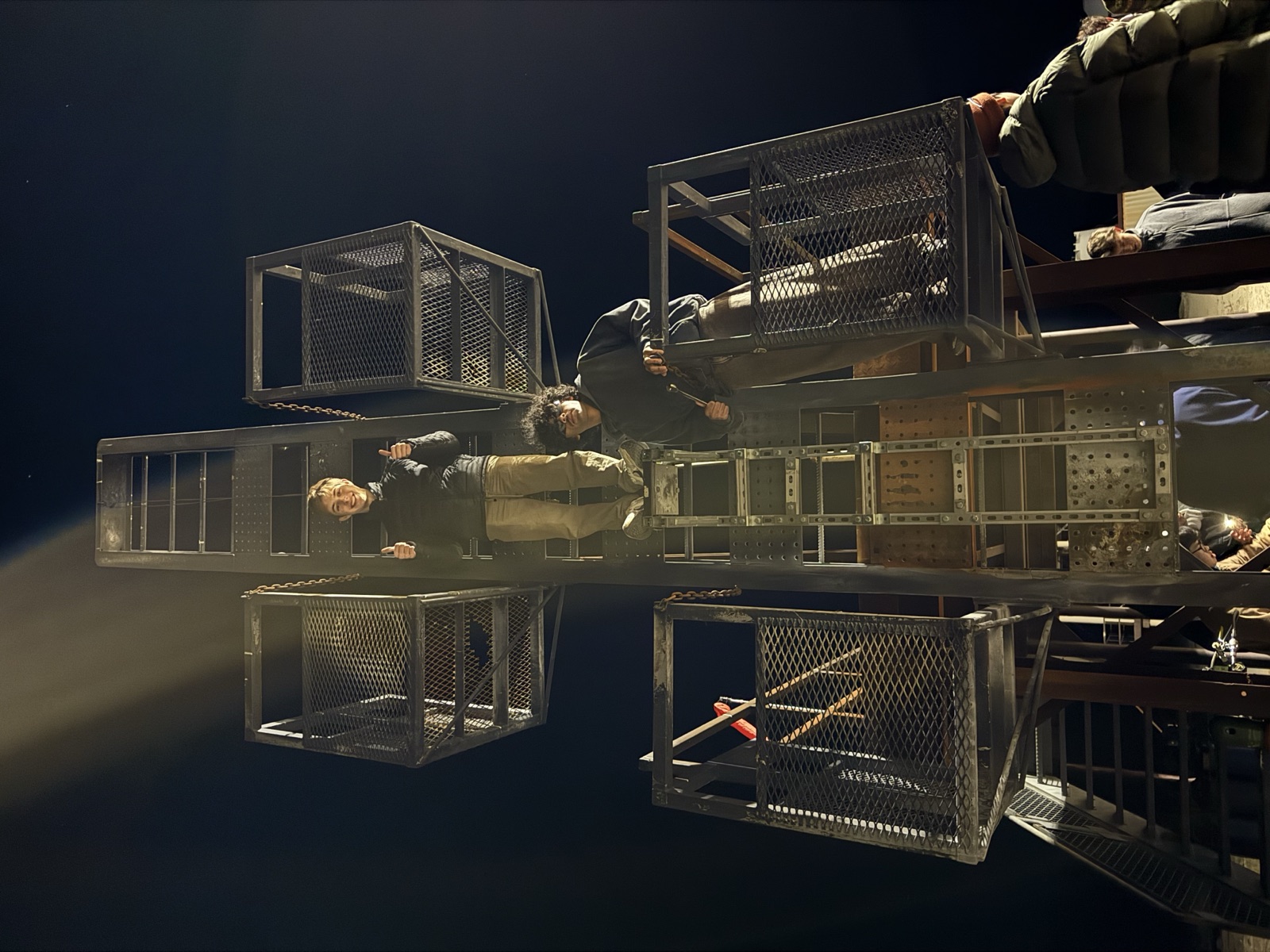 Physical loading tests on the vertical tank stand